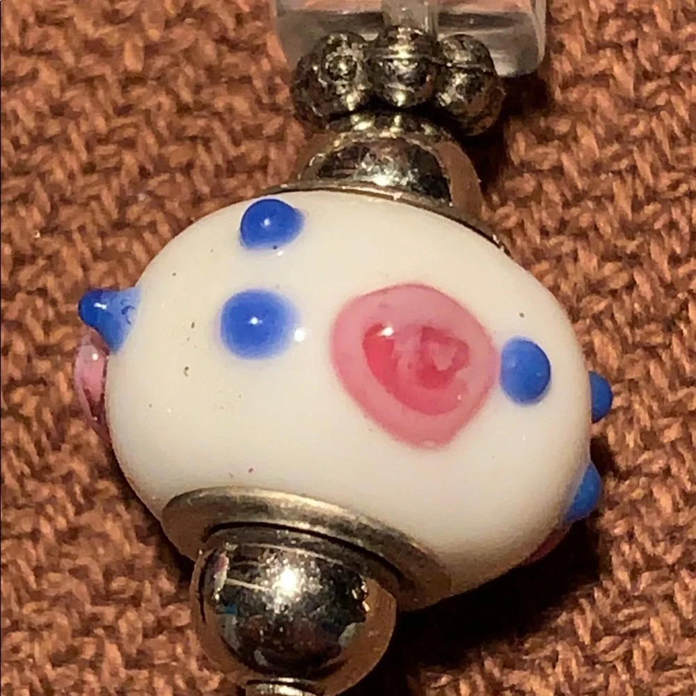 Murano glass beautiful dangling earrings - Picture 5 of 9